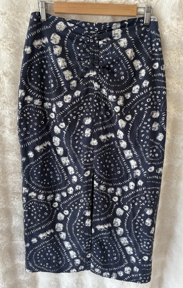 Falda midi de lino Kota estampada MORRISON talla 1 8 AU Foto 2 de 4