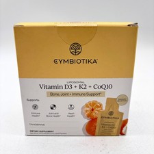 Cymbiotika Liposomal Vitamin D3+K2+CoQ10 For Bone/Joint/Immune Support