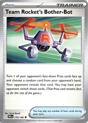 Team Rocket's Bother-Bot 172/182 Destined Rivals Uncommon Trainer