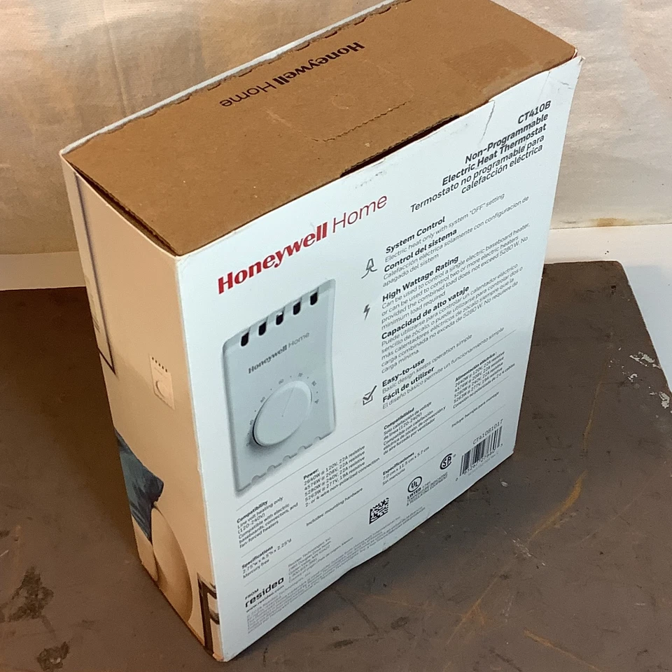 Termostato térmico eléctrico no programable Honeywell Home CT410B Foto 3 de 4