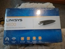 LINKSYS N600 DUAL BAND WIRELESS N USB ADAPTER NEW