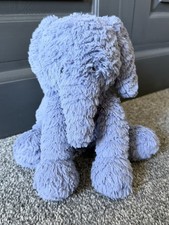 Jellycat Blue Fuddlewuddle Elephant Plush Toy Soft Medium 20cm