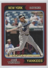 2023 Topps Heritage Red Border Jose Trevino José Trevino #242 sh7