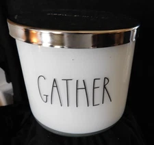 Goose Creek "GATHER" CHERRY PIE 3 Wick Jar Candle Thanksgiving