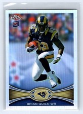 2012 Topps Chrome #99 Brian Quick Refractors St. Louis Rams RC