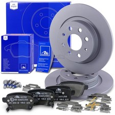 ATE BREMSSCHEIBEN Ø264 +BREMSBELÄGE HINTEN FÜR OPEL ADAM CORSA E