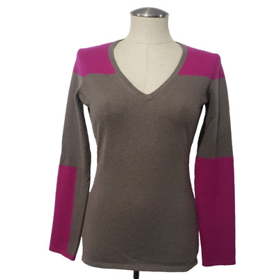 Saks Fifth Avenue 100% Cashmere V-Neck Sweater Pullover Women's S