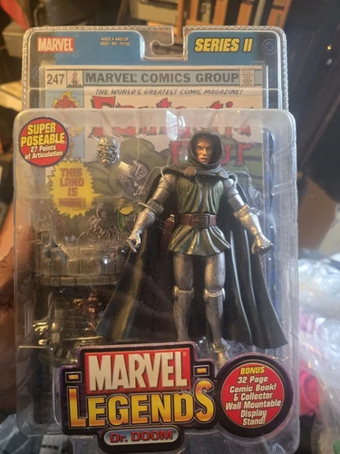 Toybiz Marvel Legends Serie II 2 Dr Doom Toy Biz Sellado 2002 Nuevo en Paquete NUEVO 
