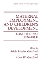 Maternal Employment And Children's Development | Longitudinal Research | Buch