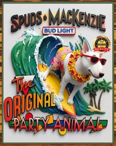 Bud Light Spuds Mackenzie | eBay