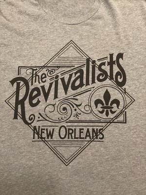 The Revivalists Shirt Size M Gray New Orleans