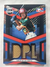 2023 Panini Elite Extra Edition DPL Materials Carlos De Los Santos #DPM-CDS