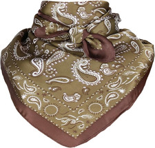 27.5 Inches Satin Head Scarf -Hair Scarf Silk Head Scarf Silk Bandana Hair Wrap