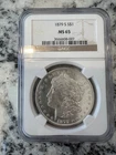 1879 S MORGAN DOLLAR NGC MS65***LOOKS ULTRA PL++ PQ+++ CLEAN CHEEK GEM