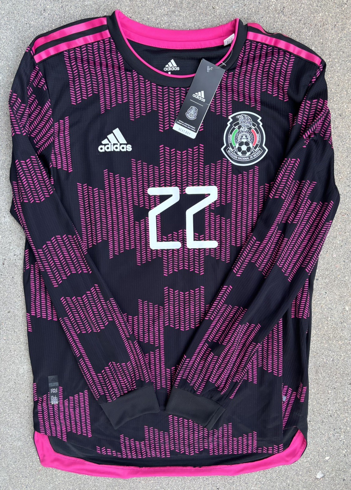 Adidas Mexico 2021 Player Issue/Utileria Home Soccer Jersey Size L