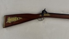 Vintage Working 52" Paris Wooden  Metal Flintlock Long Range Rifle Toy Gun