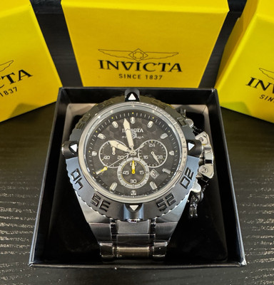 Invicta Subaqua Noma IV Men's Chronograph Watch - 50mm Black/Steel (48198) New!