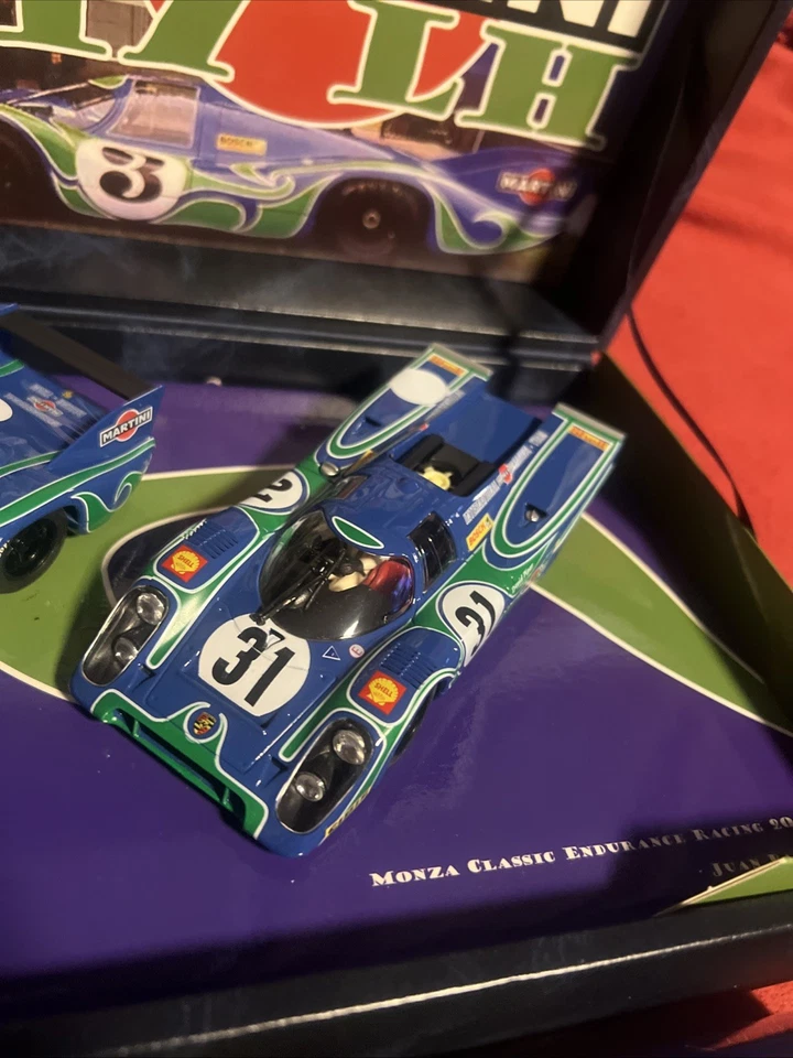 96074 SET 2 FLY PORSCHE 917K-917LH "MARTINI TEAM PSICODELIC" 1:32 COCHES SLOT NUEVO EN CAJA Foto 3 de 4