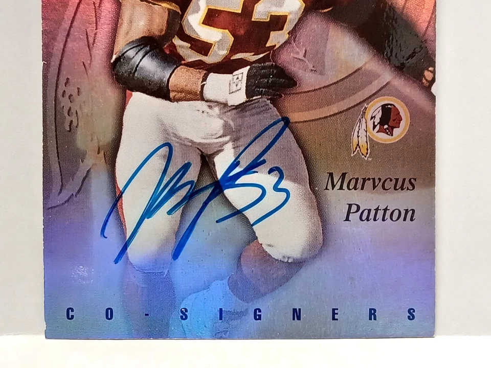 1997 TOPPS STADIUM CLUB CO-SIGNERS ALONZO SPELLMAN & MARVUS PATTON # CO96 - Image 2 of 4