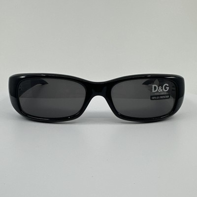 New Authentic Dolce & Gabbana DG 2001 Sunglasses C. Shiny Black 52