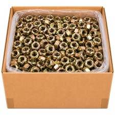 825 Bulk Case of 1/2"-13 Grade C All Metal Lock Nuts Heavy Duty SAE J995 Torque