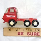 Vintage 5" Tonka Toy Semi Truck Hauler Pressed Steel Metal Red 55010 1970s? 🛻
