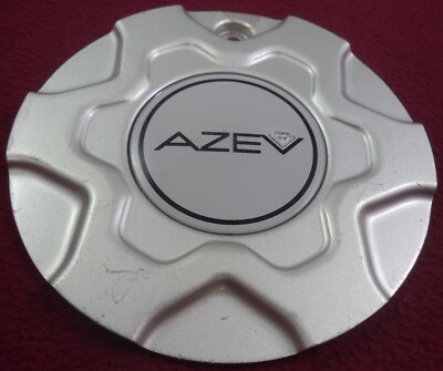 Azev Wheels Silver Custom Wheel Center Cap # D (1)