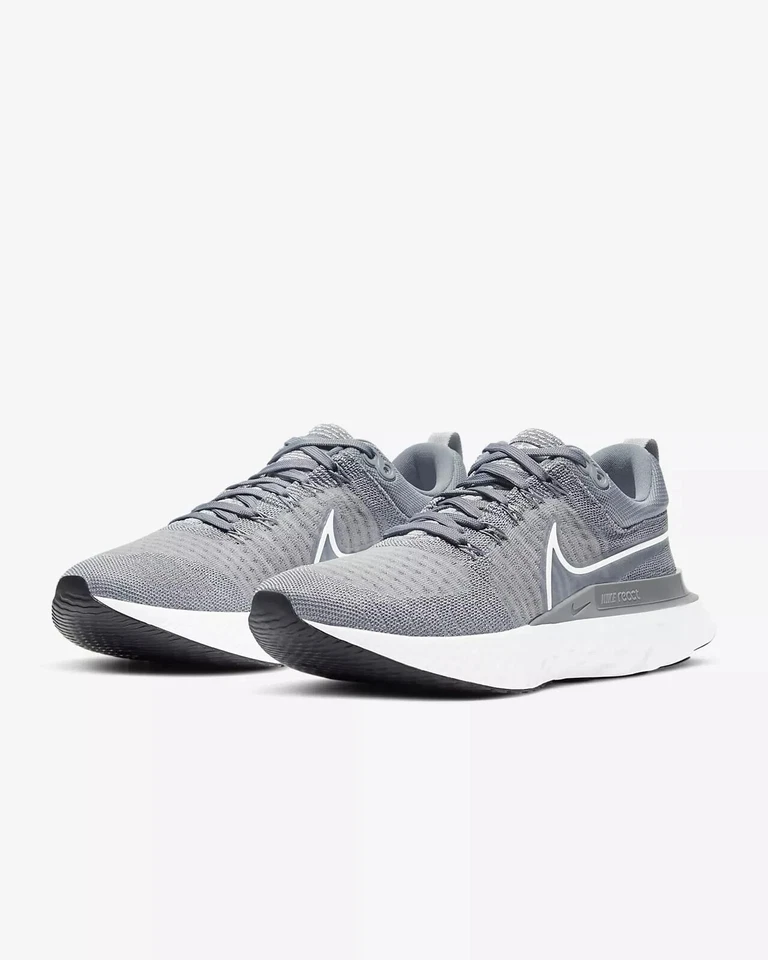 Nike React Infinity Run Flyknit 2 Particle Grey Size 7.5 Men’s Shoes CT2357 001 - Image 3 of 4