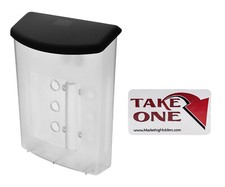 6 Pack Outdoor Brochure Box with Lid for 8.5 ...