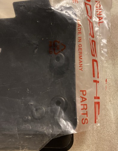 PORSCHE Genuine Panamera 971 License Plate Holder Matt black 971807999FOK1 - Picture 2 of 10