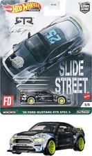 Hot Wheels 2021 Slide Street 20 Ford Mustang RTR  Free Protector