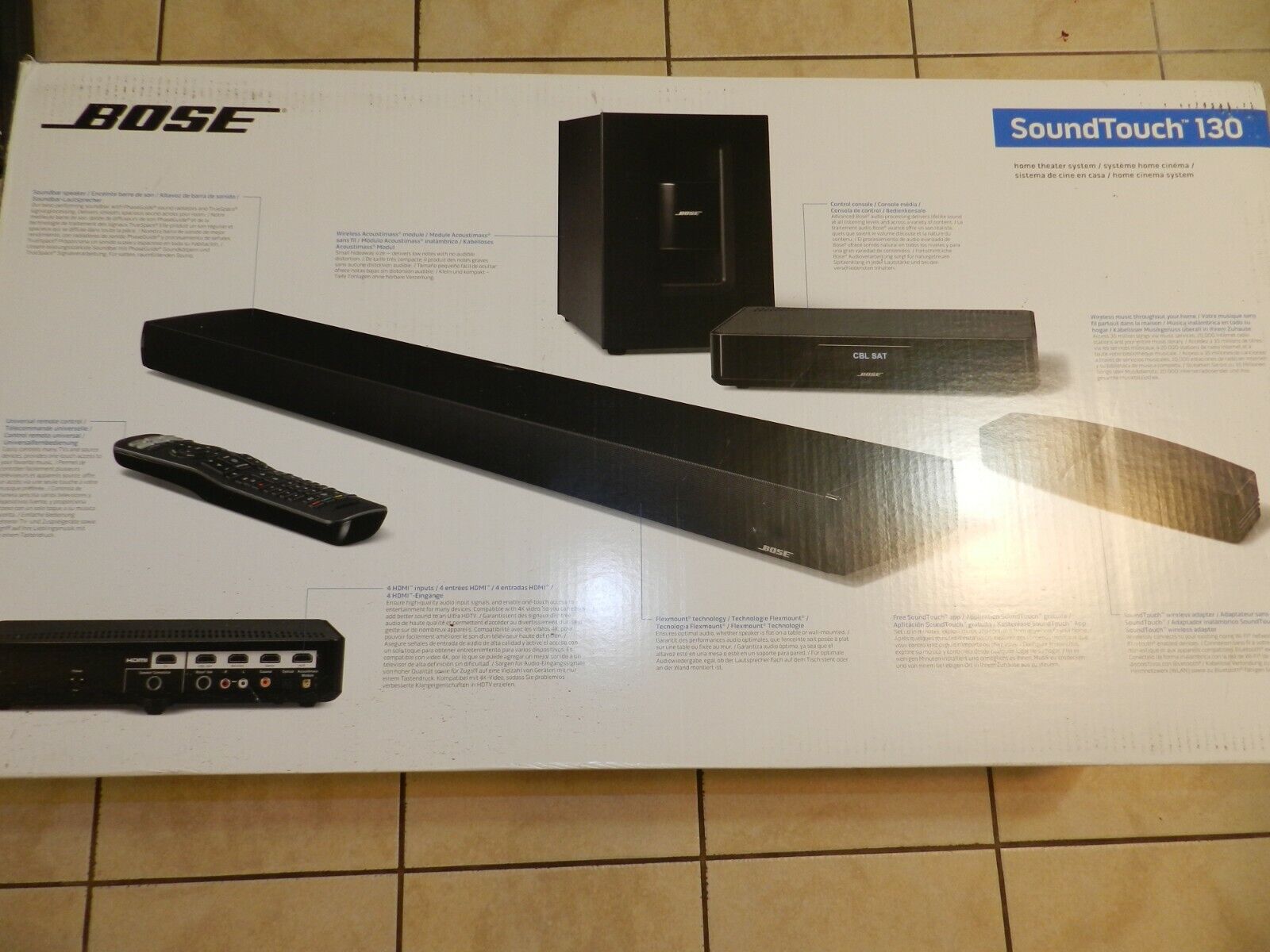 Beautiful Bose SoundTouch 130 Theater System |