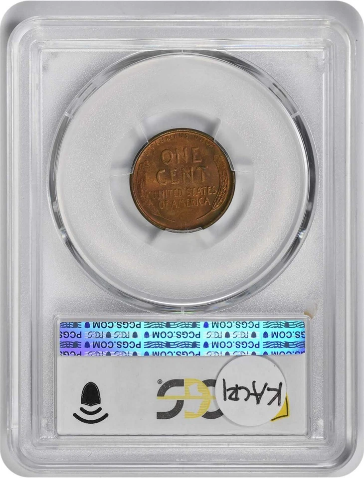 1909-S VDB Lincoln Cent MS64RB PCGS (CAC) - Image 2 of 4