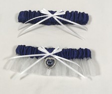 New Penn State University Nittany Lions Elastic Lace Bridal Wedding Garter Set