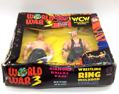 WCW/NWO World War 3 Diamond Dallas & Kevin Nash Wrestling Ring