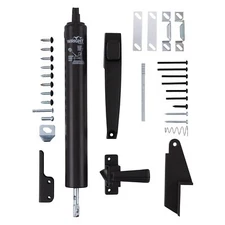 Bronze Door Closer and Push Button Latch Kit for Storm and Security Doors