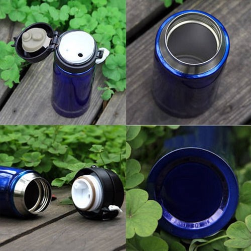 New Bike Bicycle 500ml Sports Stainless Steel Water Bottle Vacuum Flask Hot Cold - Picture 5 of 5