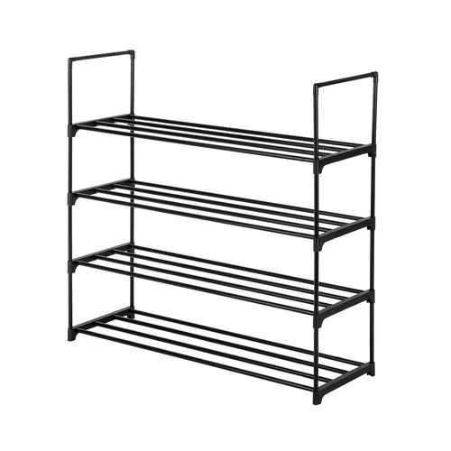 4 Tiers Shoe Rack Shoe Tower Shelf Storage Organizer for Bedroom, Entryway - Picture 5 of 8