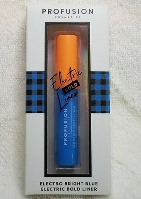 bright blue liquid eyeliner