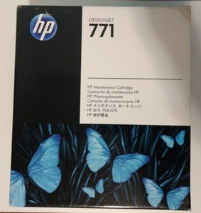 HP Designjet 771 maintenance cartridge CH644A Brand New Factory Sealed | eBay