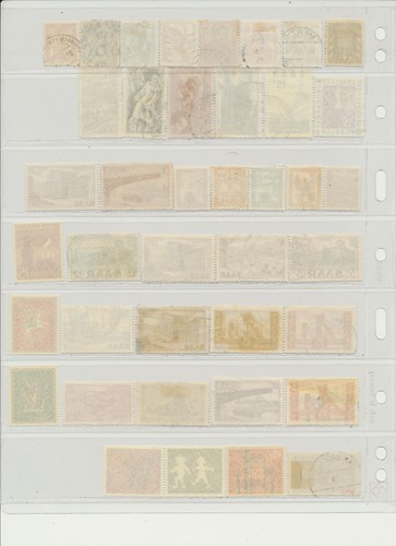 Germany Saar Small Collection of 84 Many Early Stamps Mostly Used - Picture 3 of 4