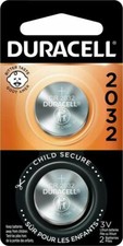Duracell - 2032 3V Lithium Coin Battery with Bitter Coating 2 Count 6 Pack 