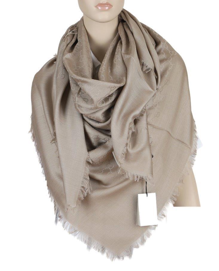 小物 eaphi BOUCLE SUKASHI SHAWL beige Eaphi /BOUCLE SUKASHI SHAWL beige
