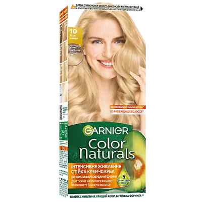 Garnier Color Naturals 10 Ultra Light Blonde Color hair Gift
