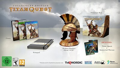 Titan Quest Collectors Edition inkl Helm Figur XBOX One XB1 NEU & OVP