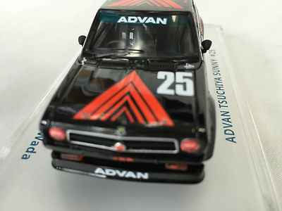DATSUN Sunny 1200 TS Advan Wada #25 Cars 1/43 ENIF KB110 A12 Coupe