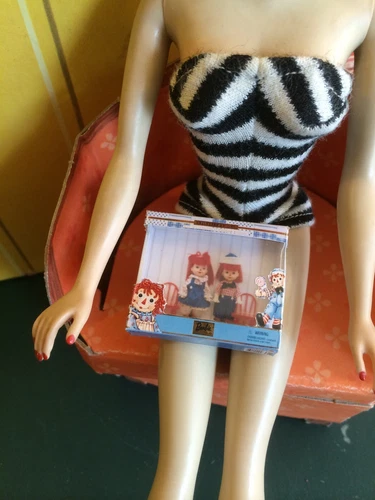 Vintage Barbie Kelly Raggedy Ann & Andy Gift Set in MINIATURE!