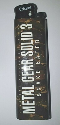 Metal Gear Solid 3 Snake Eater--Feuerzeug/lighter---Neu---Rar---Selten