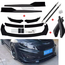 For Kia Optima Sportage Soul Forte Front Bumper Lip Spoiler+Side Skirt+Rear Lip