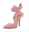 thumbnail 12 - Women Bow-Knot Ankle Strap Sandals Sweet Ladies Point-Toe High Heels Shoes Pumps